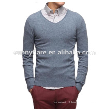 Top Sale V Neck Men 100% Cashmere Sweater